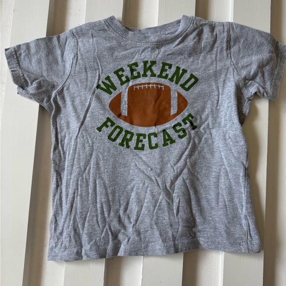 Gray Weekend Forecast Kids T-Shirt - Picture 1 of 2